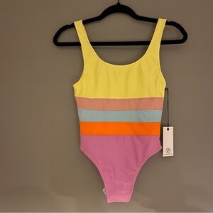 Ellejay Randall NWT Vibrant Multicolor Swimsuit Small